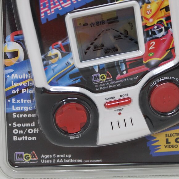 Super Auto Racing 90’s MGA-272 LCD Video Game MGA New Sealed Vintage - Picture 3 of 9